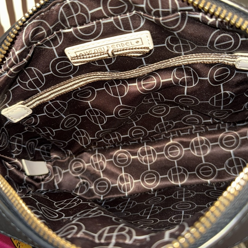 Henri Bendel Bag Black Saffiano Leather Crossbody Bag - Picture 11 of 17